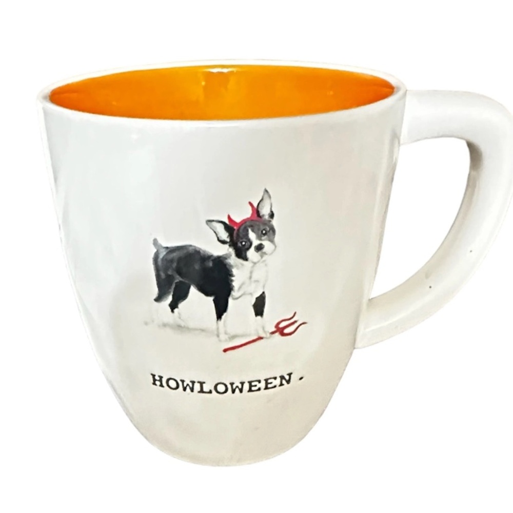 🆕🎃 ‘Howloween’ Dog Mug - Rae Dunn - Limited Edition & Discontinued - RARE - Picture 1 of 2
